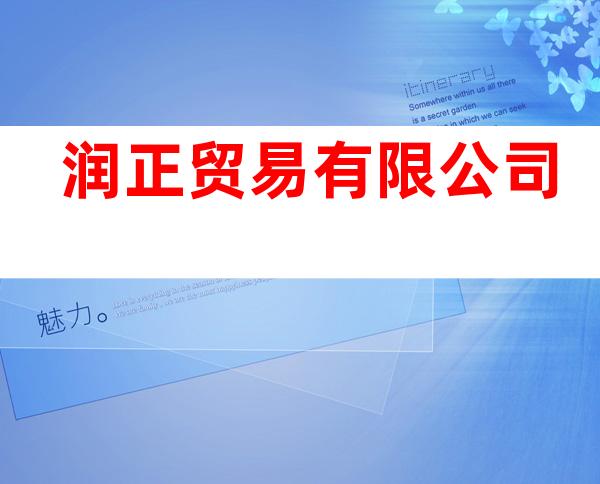 润正贸易有限公司